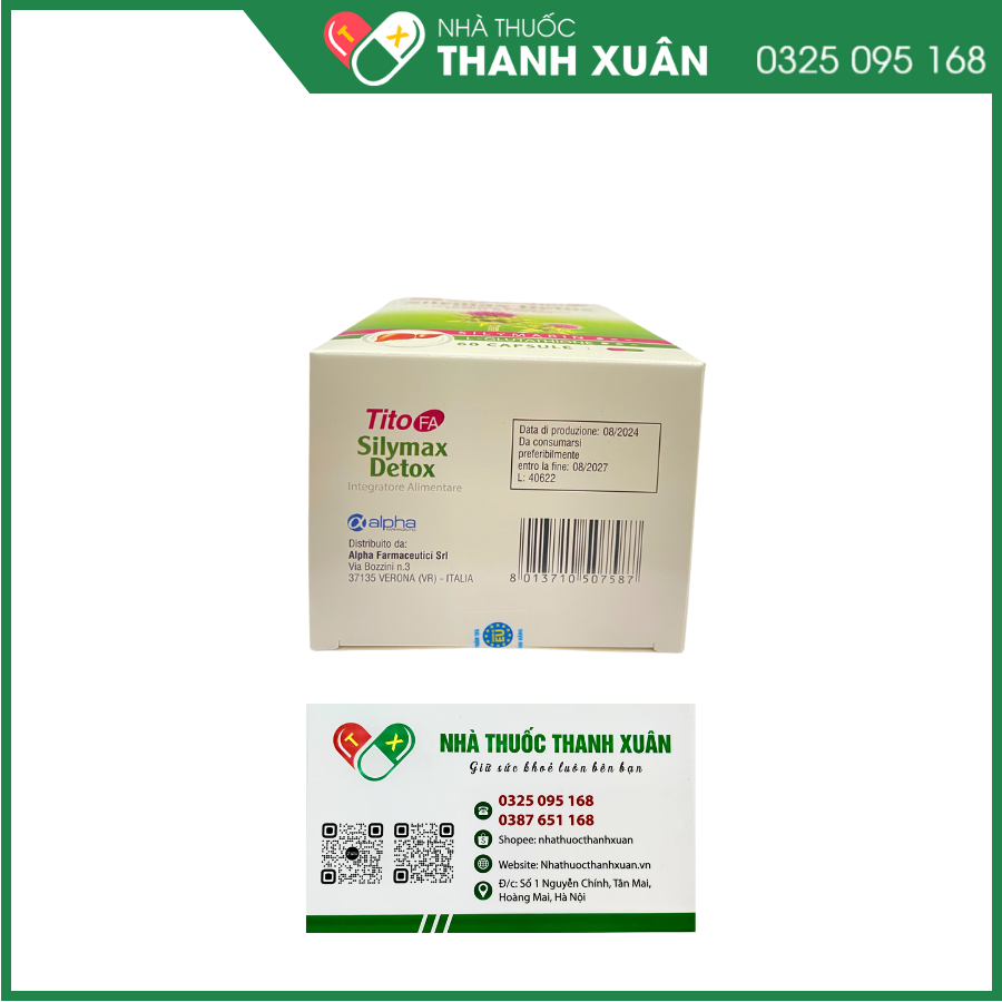 Silymax Detox - Giúp tăng cường chức năng gan, bảo vệ gan